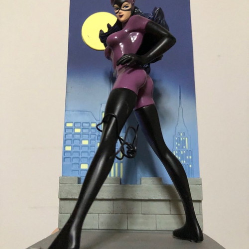 Catwoman in the Moonlight Yamato Diorama figure used 6 inches