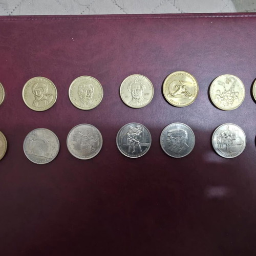 14 Greek commemorative coins 1974-2000