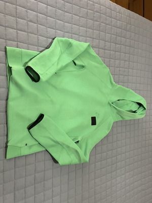 Nike Tech Fleece Hoodie lime green, like new, kids 12-13 years