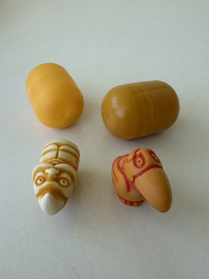 Vintage συλλεκτικές φιγούρες Kinder Έκπληξη σε σχήμα αυγού, σαν καινούργιο, σετ 2