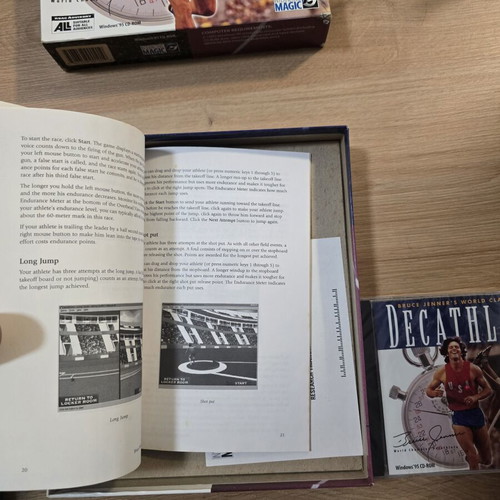 Bruce Jenner's World Class Decathlon PC Big Box like new