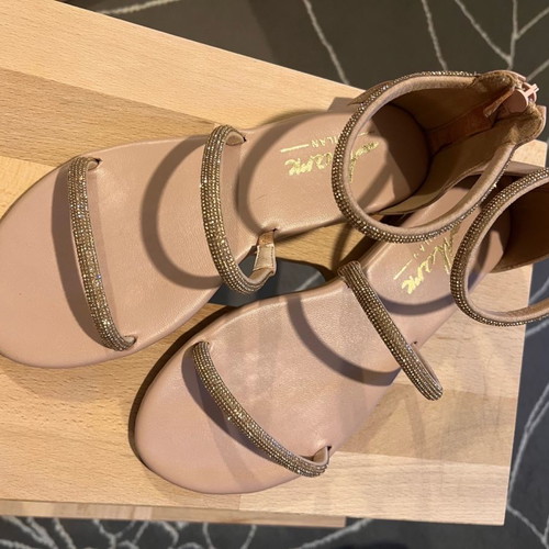 Mark Milan sandals new, beige, size 37
