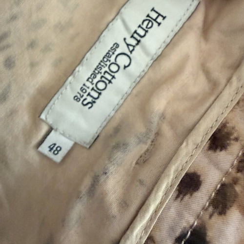 Henry Cottons skirt XL (48) like new, beige brown