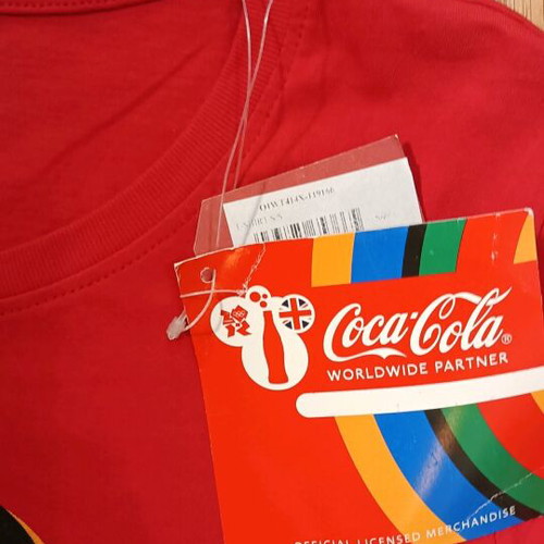 Coca Cola T-shirt new, London 2012 Olympic Games collectible