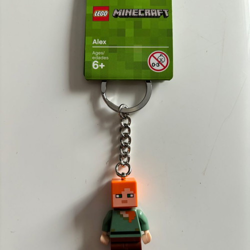 Lego Minecraft Alex keychain new