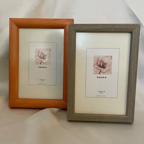 Wooden POZA photo frames new 10x15cm, set of 2