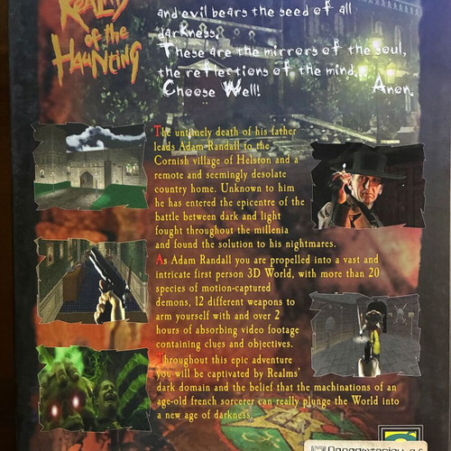 Realms of the Haunting Big Box PC like new, English release
