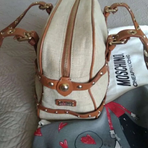 Moschino Cheap and Chic women's handbag like new, canvas and leather