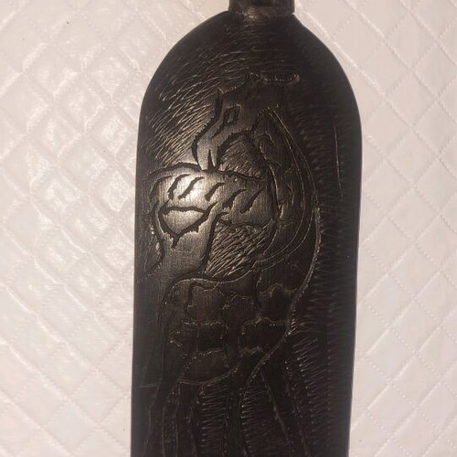 African carved wood comb made of mango wood new