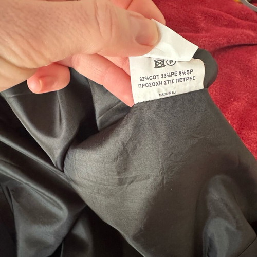 Access black dress like new with crystals