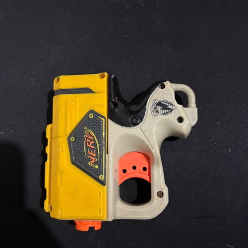 Nerf toy gun used with bonus spheres