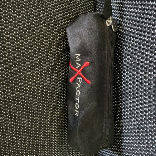 Max Factor black toiletry bag like new
