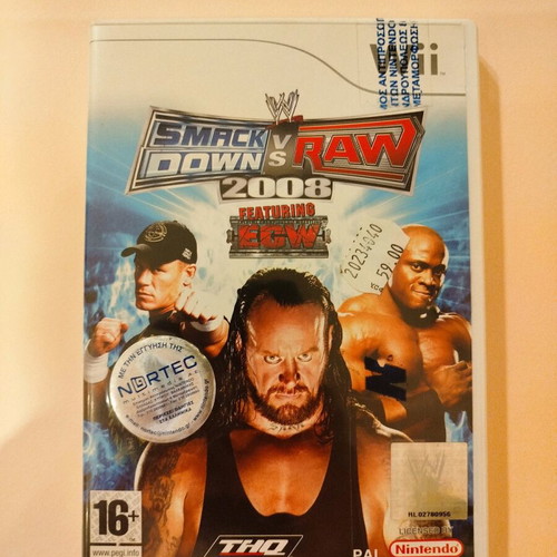 WWE Smackdown vs Raw 2008 used for Nintendo Wii