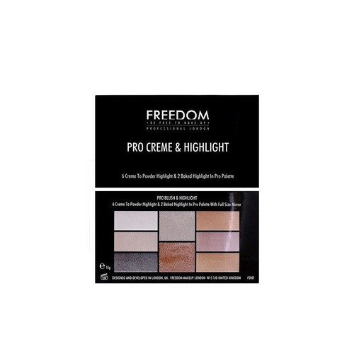 Freedom Makeup Pro Conceal Correct Palette with 6 Colors New