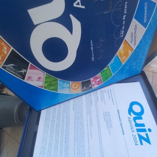 Quiz Athens 2004 Olympic Games board game new, sealed cards