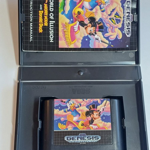 World of Illusion Sega Mega Drive game used