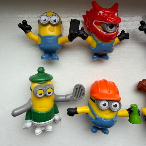 McDonald’s Happy Meal Minions 2019 figures used, pack of 8