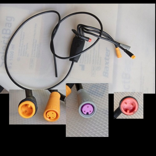 Julet cables set new, 6 cables total, 2 pin male, 2x3 pin female, 3 pin male