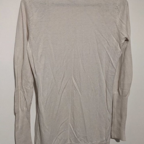 Bershka long cardigan beige, cotton with cashmere like new, size M