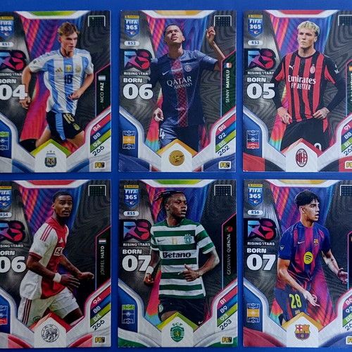 Rising Stars card set Fifa 365 Adrenalyn XL 2026 new