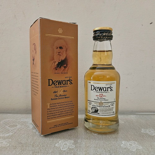 Dewar's 12yo The Ancestor whisky miniature new 50ml