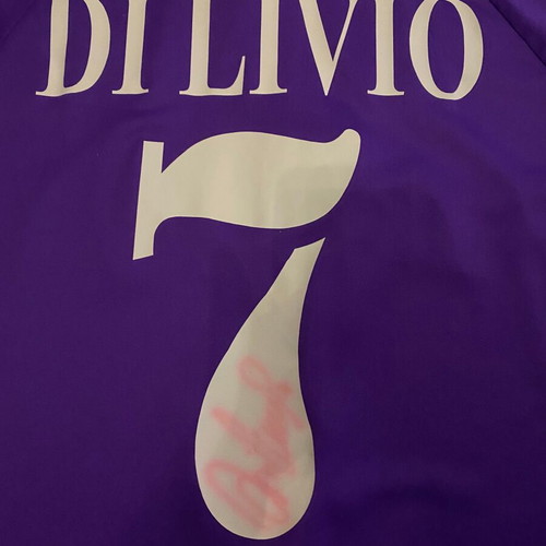 Fiorentina Signed Jersey 2004-2005 Season Used, Size 38/40