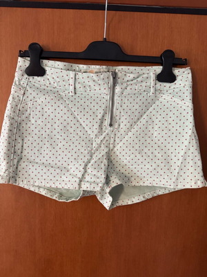 Zara Denim Polka Dot Shorts Size S like new