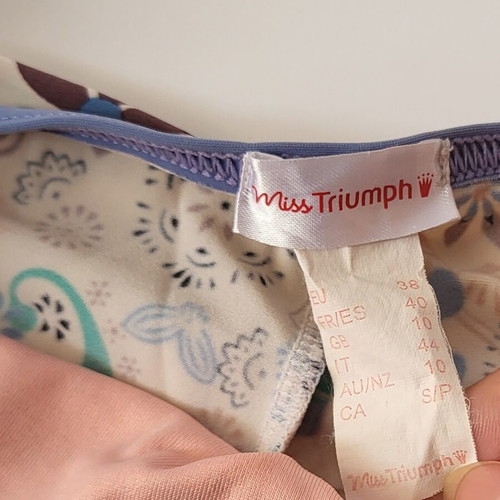 Vintage Triumph swimsuit like new, beige, size M