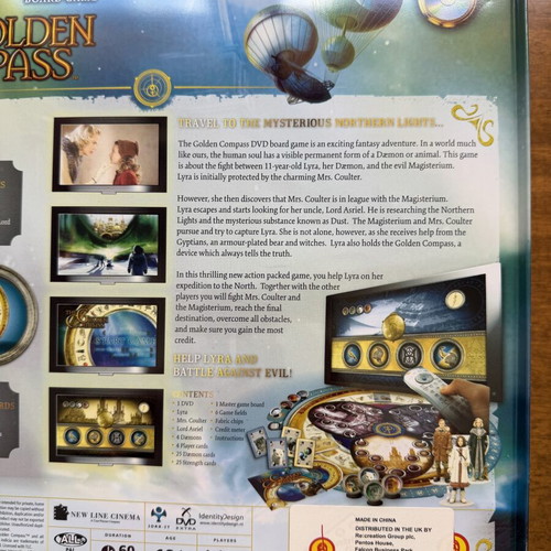 The Golden Compass DVD board game like new