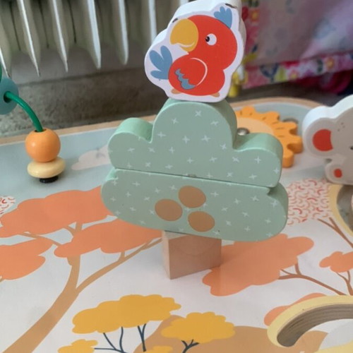 Wood’n Play wooden activity table for toddlers
