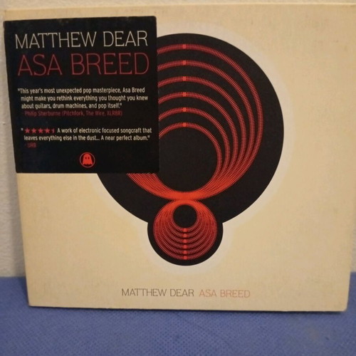 Matthew Dear Asa Breed CD Digipak used, electronic