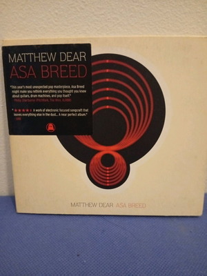 Matthew Dear Asa Breed CD Digipak used, electronic