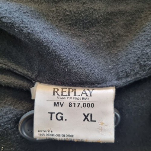 Replay men's denim coat XL like new, vintage blue