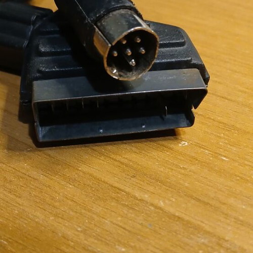 Scart to DIN adapter cable used