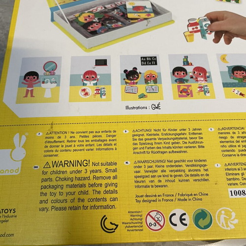 Janod Magneti Book educational magnetic toy like new