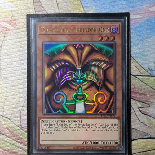 Yugioh Exodia the Forbidden One LOB 25th Anniversary card