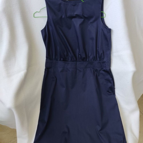 Love Moschino dress used, cotton satin, blue, size 44 IT