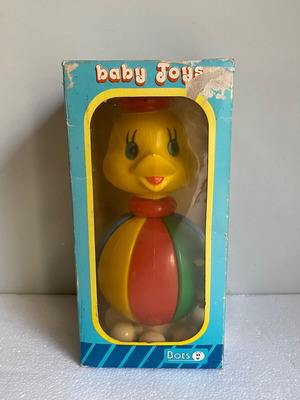 Vintage Baby Joys duck play toy for babies like new