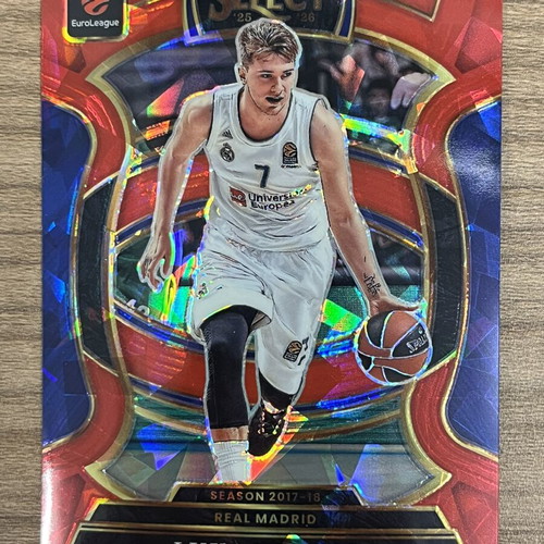 2025-26 Panini Select Euroleague Basketball Luka Doncic Red Ice card like new