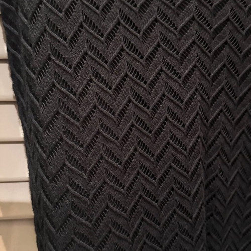 Black long-sleeve short dress small like new