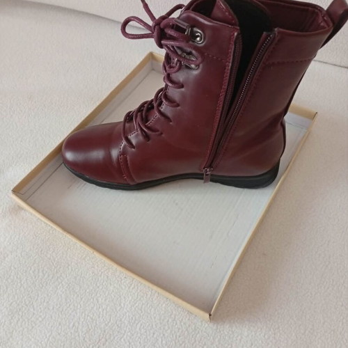 Women's anatomical boots M&M like new, size 37, burgundy