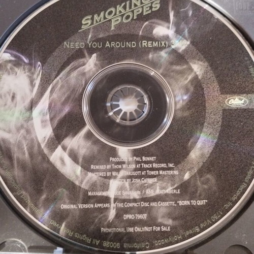 Smoking Popes Need You Around CD single promo like new