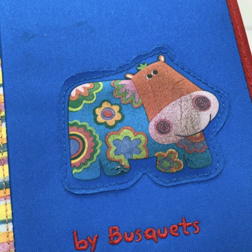 Busquets Y2K pencil case with school supplies