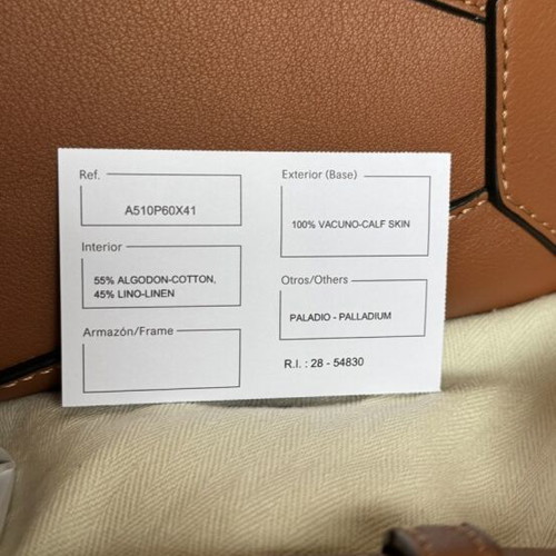 Loewe shoulder bag new brown leather