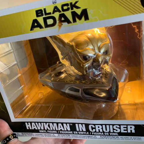 Funko POP! DC Black Adam Hawkman in Cruiser new
