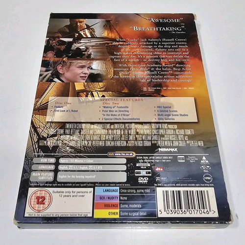 Master and Commander Special Edition DVD like new
