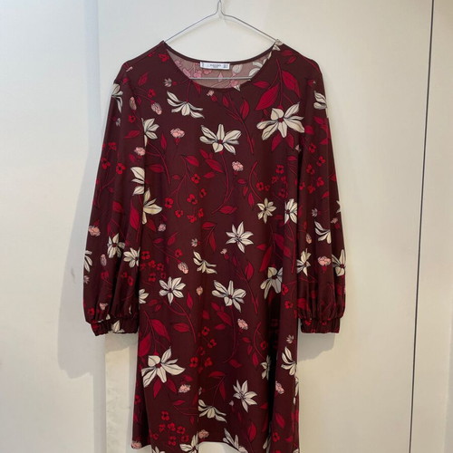 Mango autumn dress size M red, new