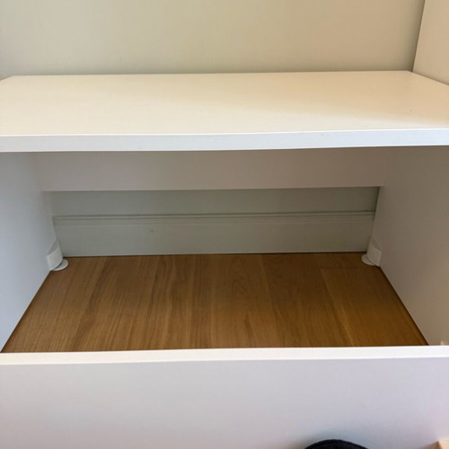 IKEA SMÅSTAD toy storage bench like new, pink and white