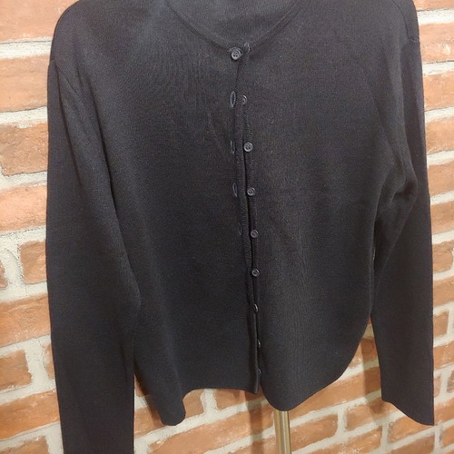 Zara cardigan dark blue with wool like new, size L