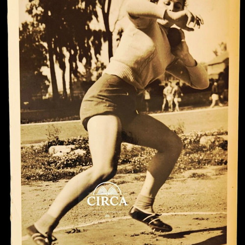 Photo of Fani Argyriou shot put winner used, 1950s